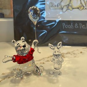 Swarovski Winnie the Poo, Piglet and Lithograph